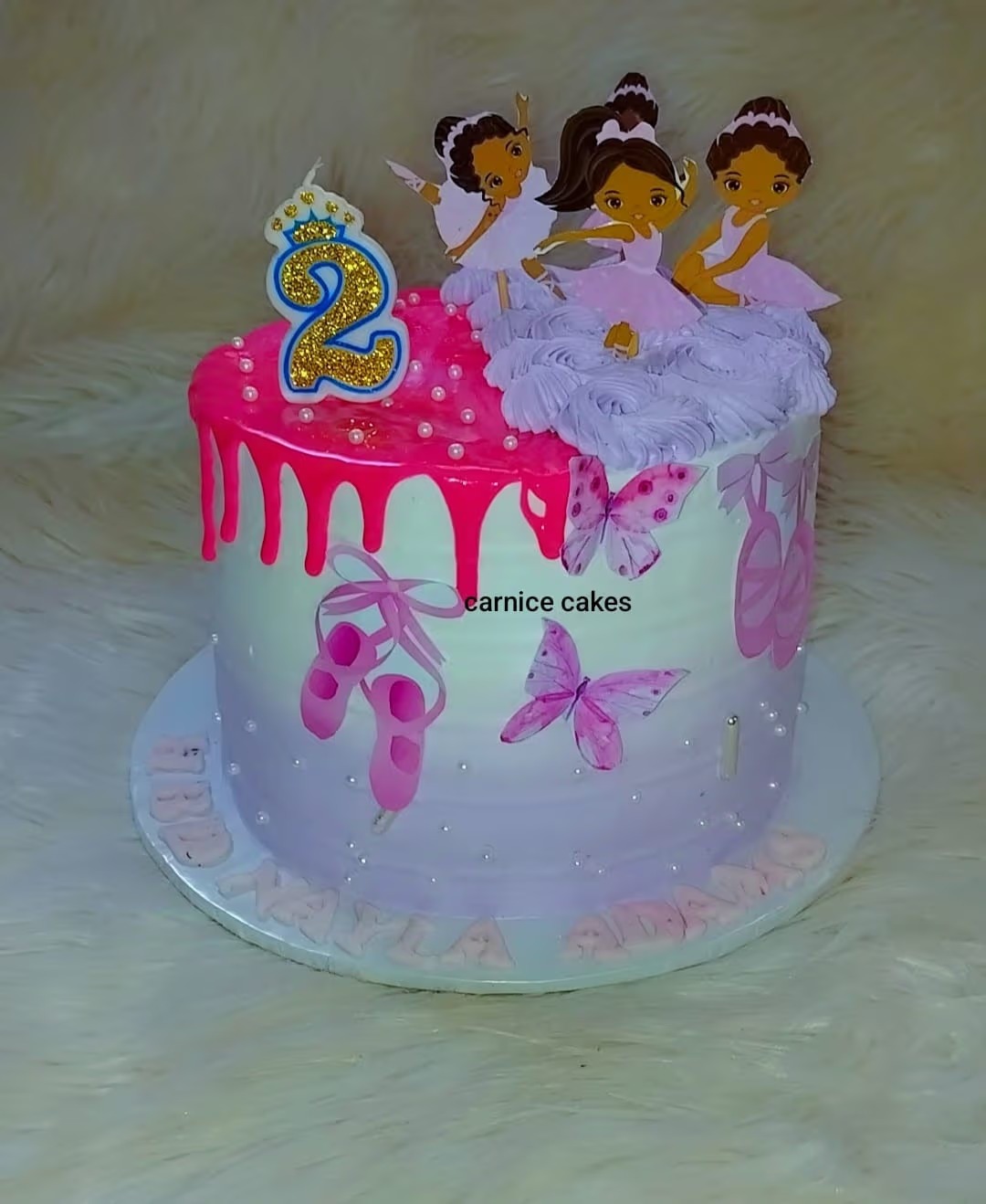 Ballerina Birthday Cake