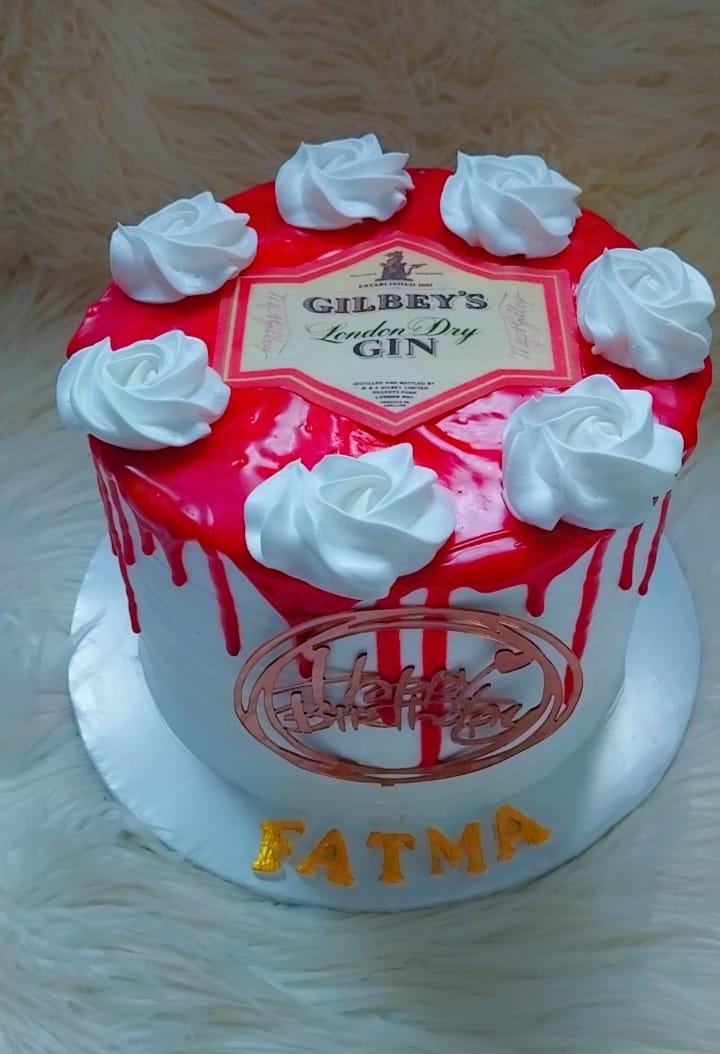 Gilbeys Themed Cake