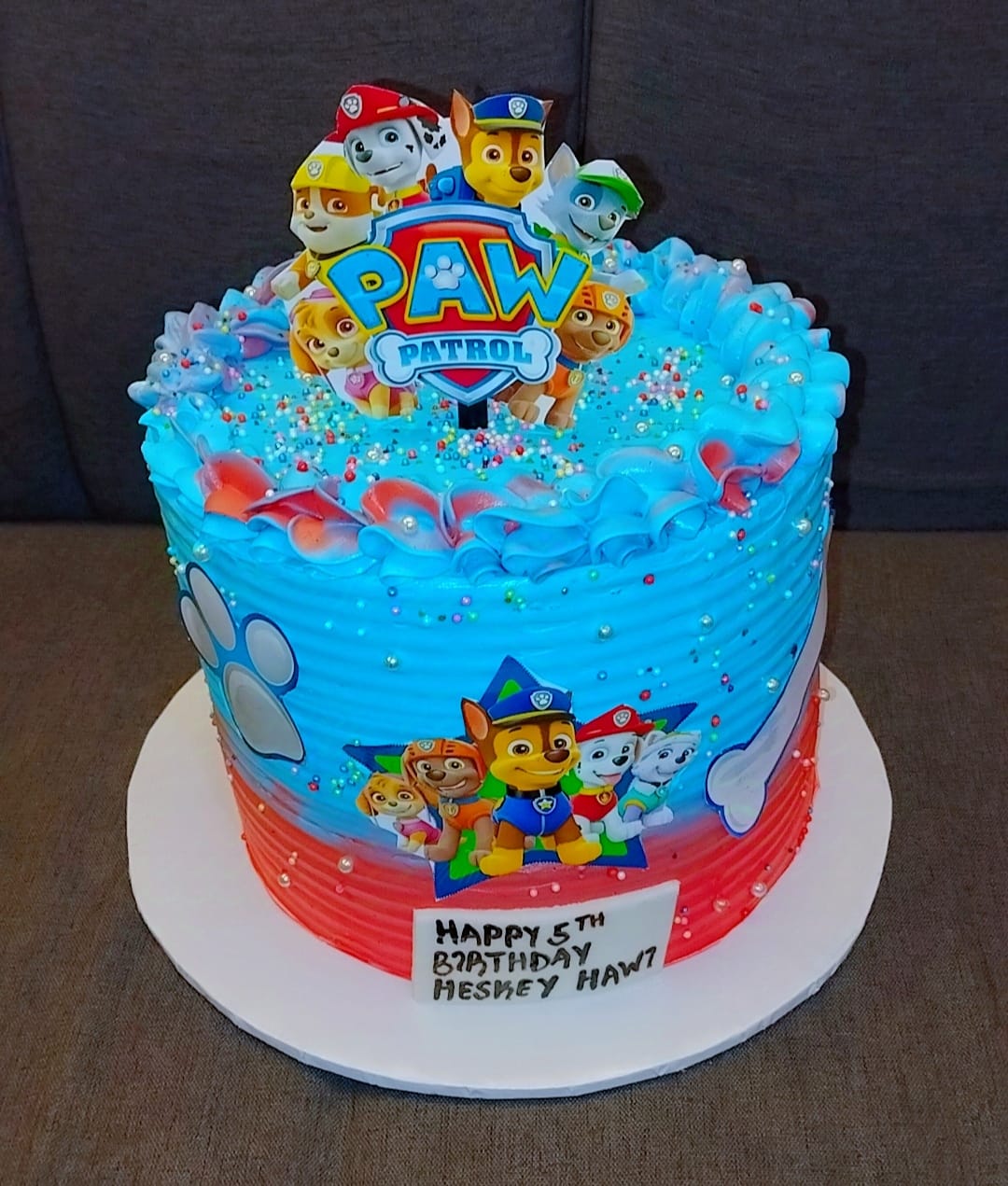 Paw Patrol Birthday Cake