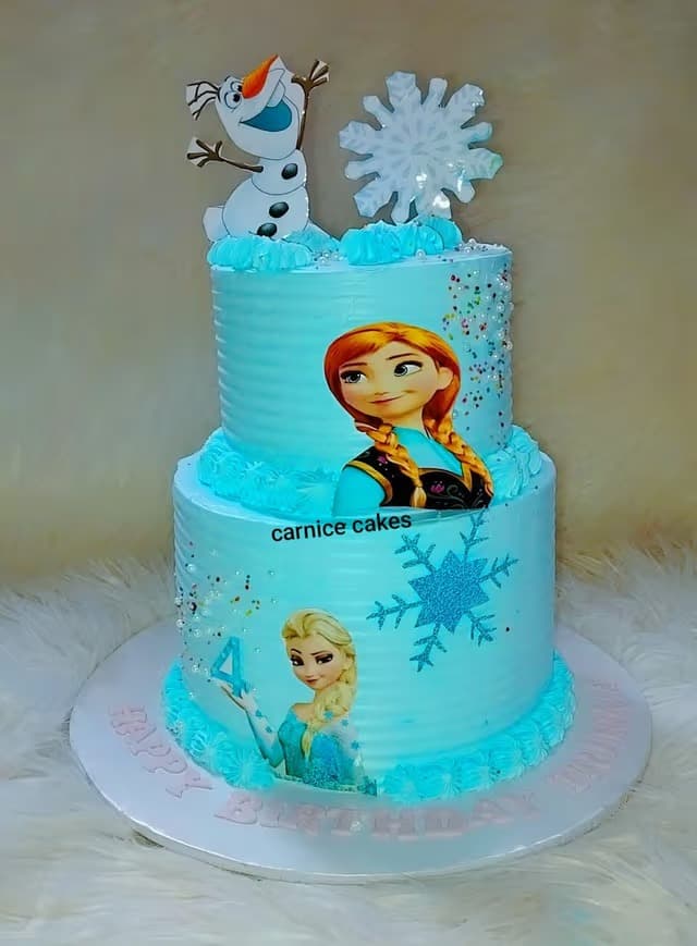 Frozen Theme Cake